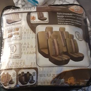 Snake skin seat covers.